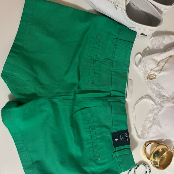 JCREW green shorts size 6 - Picture 4 of 5